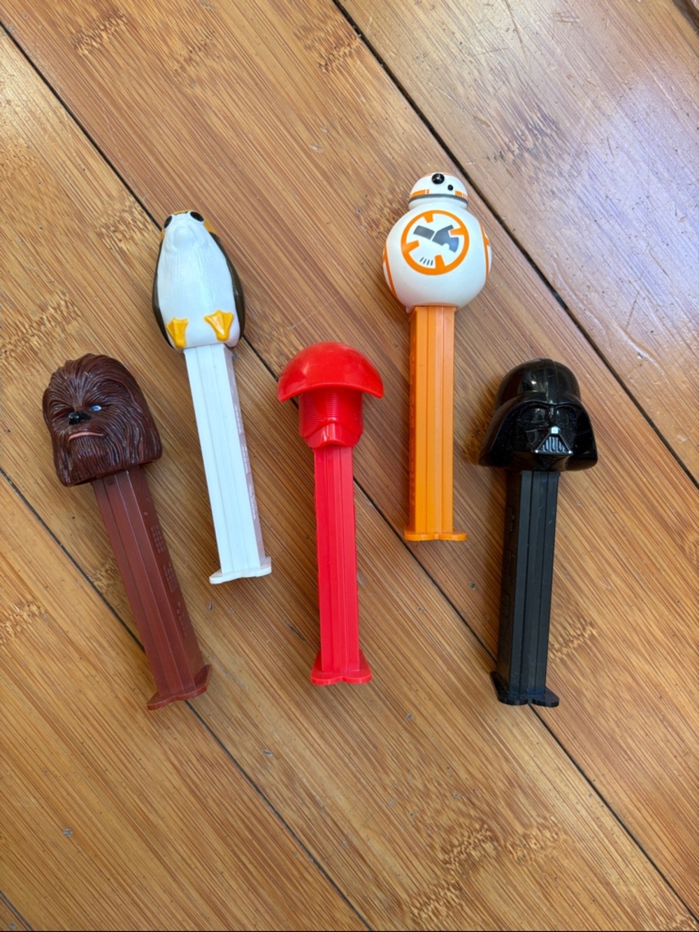 FIVE Star Wars Last Jedi Pez Dispensers